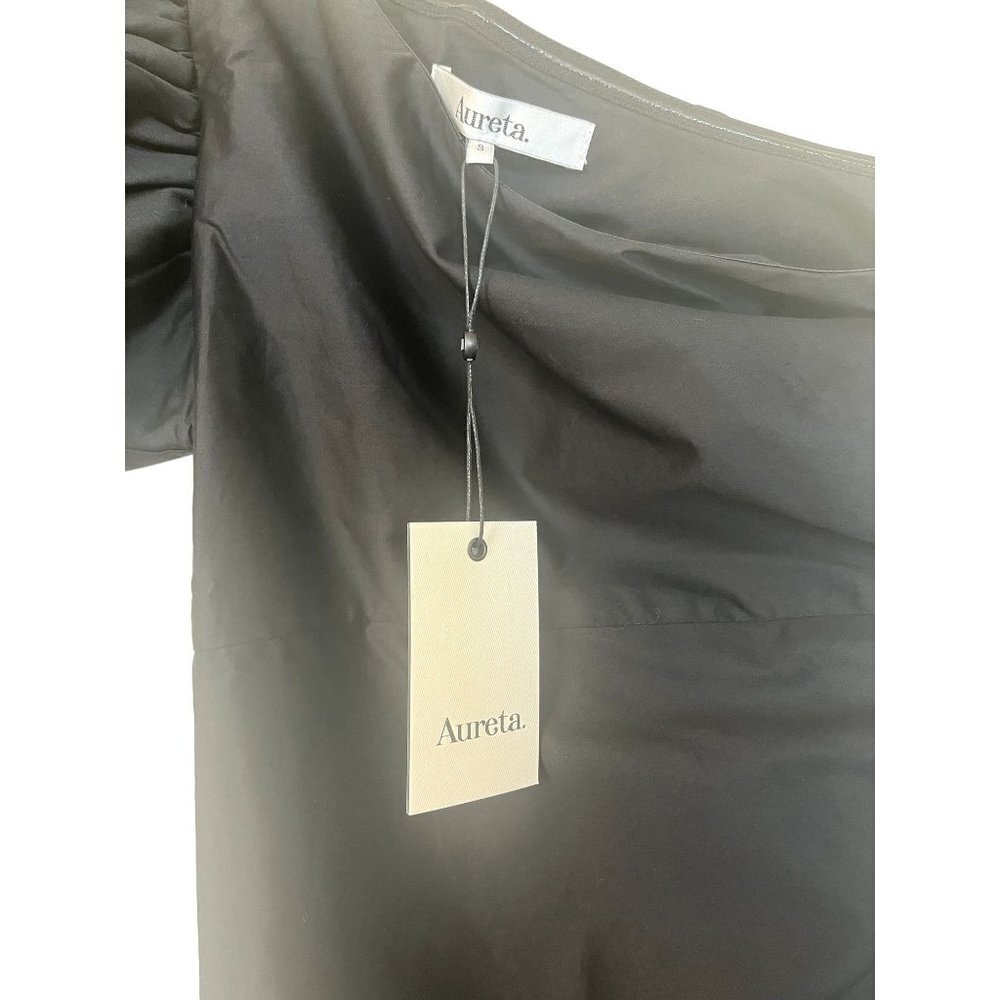 NWT Anthropologie Aureta Studio Black Evening Dress S - Picture 8 of 14